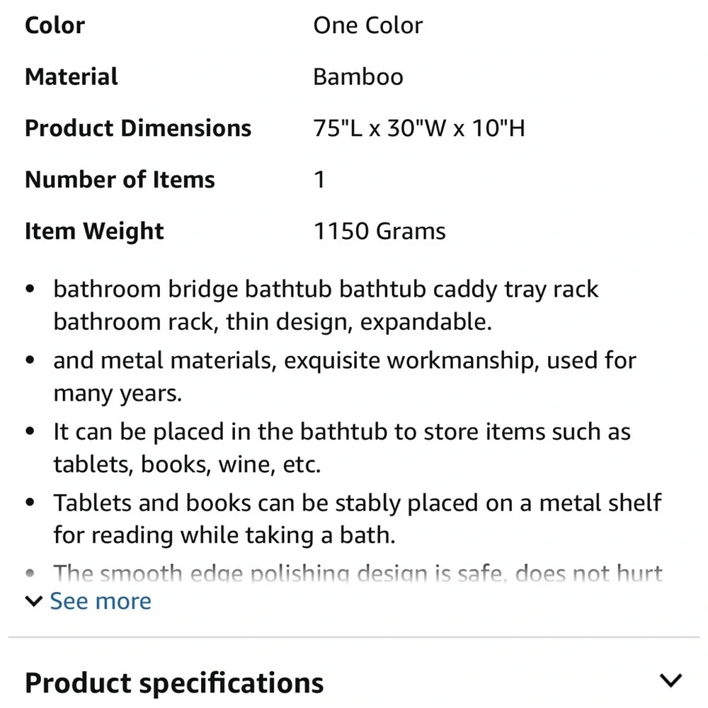 Spa bathtub rack